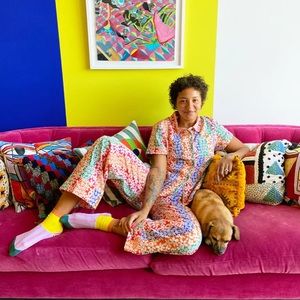 NWT ban.do Leisure Pants in Daisies